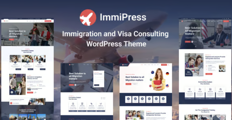 ImmiPress - Immigration and Visa Consulting WordPress Theme