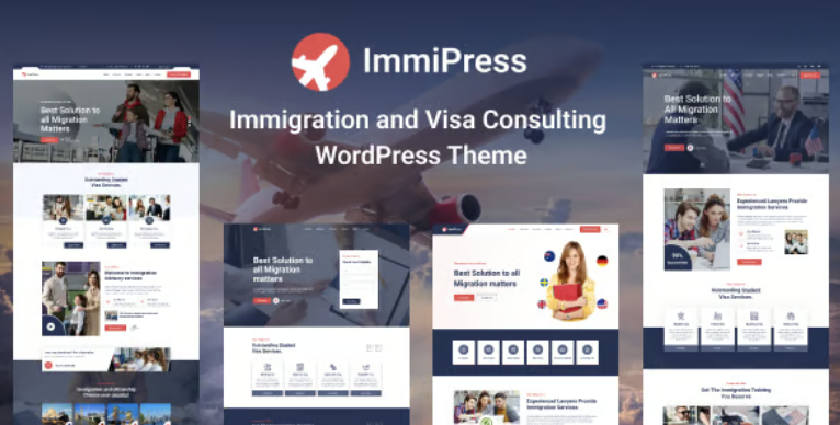 ImmiPress - Immigration and Visa Consulting WordPress Theme 2 ImmiPress - Immigration and Visa Consulting WordPress Theme