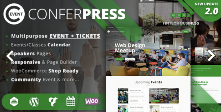 ConferPress - Multipurpose Event Tickets WordPress Theme 2 ConferPress - Multipurpose Event Tickets WordPress Theme