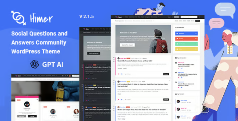 Himer - Social Questions and Answers WordPress Theme 2 Himer - Social Questions and Answers WordPress Theme
