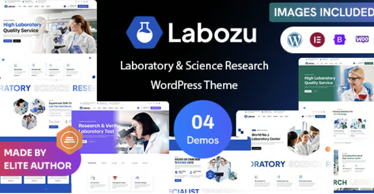 Labozu – Laboratory & Science Research WordPress Theme