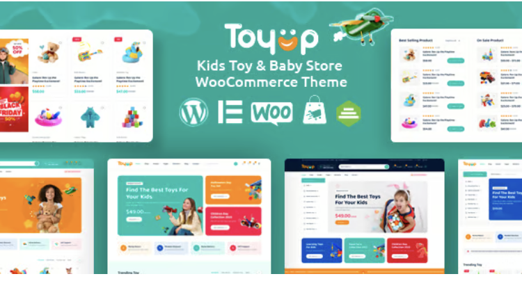 Toyup - Kids Toys Store WooCommerce WordPress Theme
