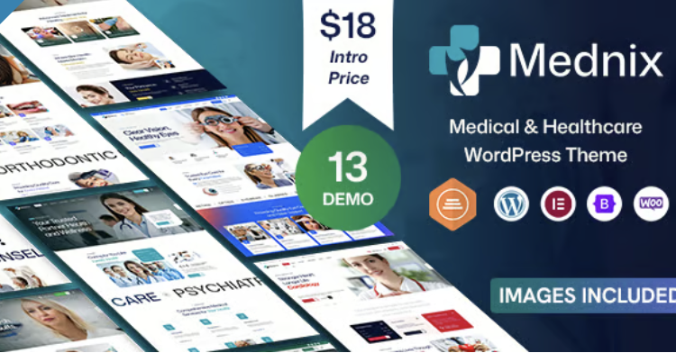 Mednix – Medical & Health Clinic WordPress Theme