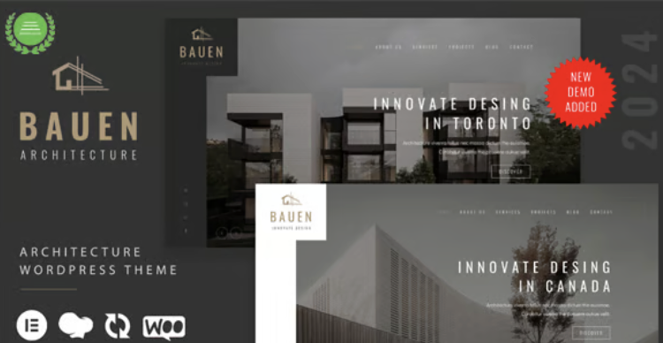 BAUEN - Architecture & Interior Elementor WordPress Theme