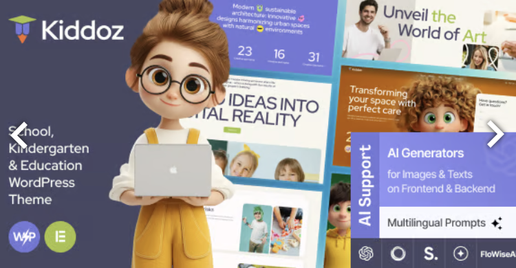 Kiddoz - School, Kindergarten & Education WordPress Theme