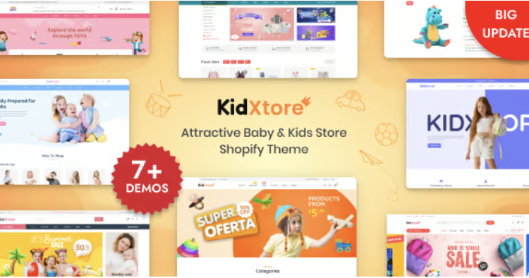 KidXtore - Baby Shop and Kids Store Shopify Theme