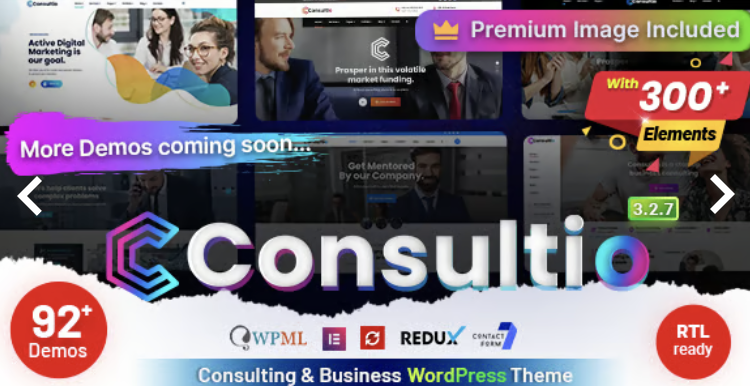Consultio - Consulting Corporate WordPress Theme