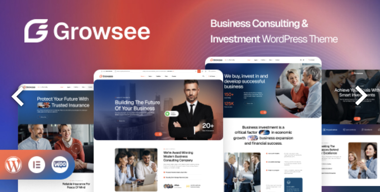 Growsee - Business Consulting & Investment WordPress Theme 2 Growsee - Business Consulting & Investment WordPress Theme