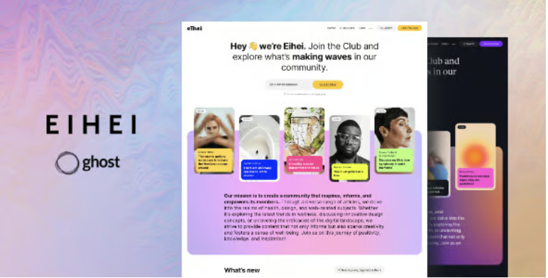 Eihei - Multipurpose Ghost Blog Theme 2 Eihei - Multipurpose Ghost Blog Theme