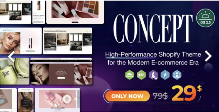 Concept - Sleek, Optimal Shopify Theme