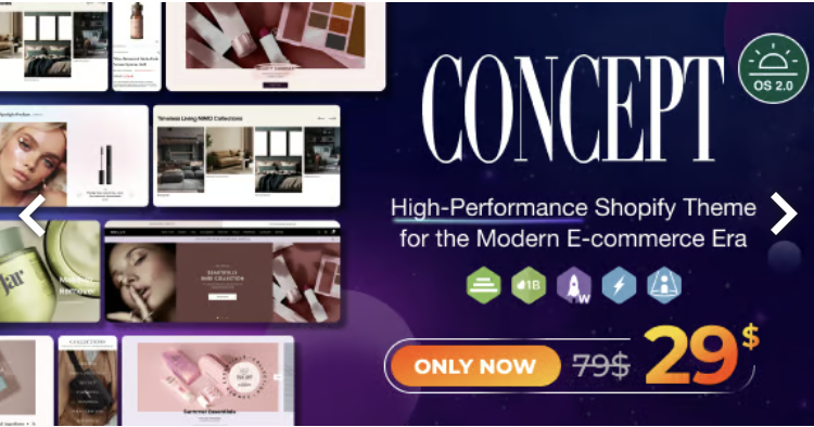 Concept - Sleek, Optimal Shopify Theme