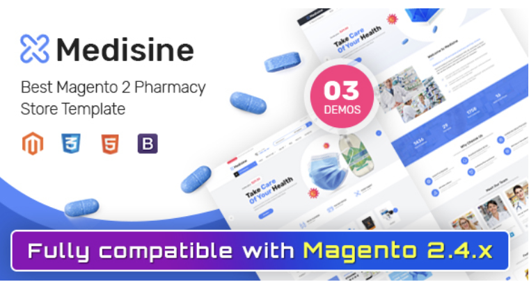 Medisine - Drug and Medical Store Magento 2 Theme 2 Medisine - Drug and Medical Store Magento 2 Theme