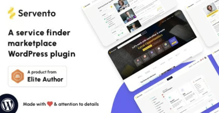 Servento – A service finder and business listing WordPress plugin