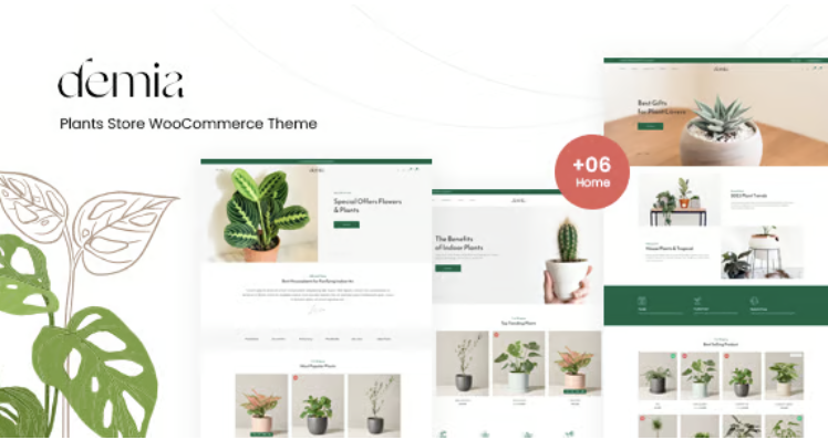 Demia – Plants Store WooCommerce WordPress Theme