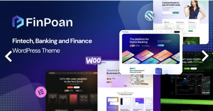 FinPoan - Fintech, Banking and Finance WordPress Theme