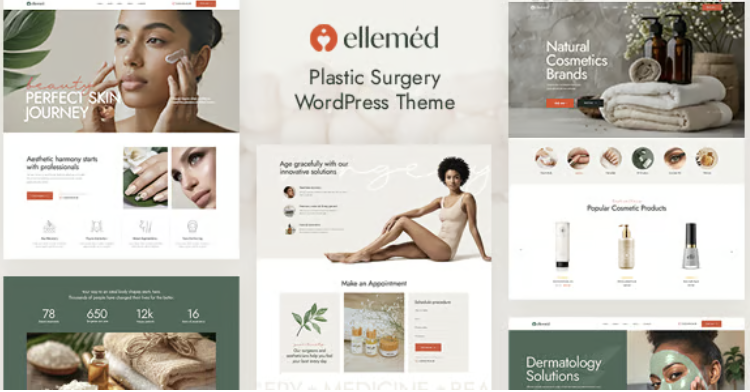 Ellemed - Plastic Surgery & Beauty Clinic WordPress Theme
