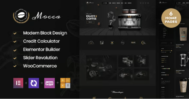 Mocca - Coffee Shop WooCommerce Theme