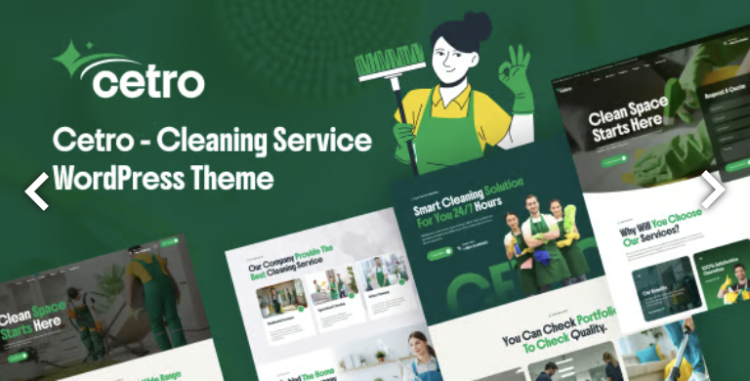 Cetro - Cleaning Service WordPress Theme