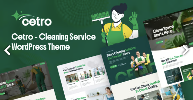 Cetro - Cleaning Service WordPress Theme