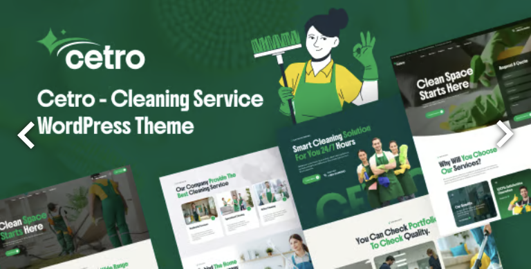 Cetro - Cleaning Service WordPress Theme 2 Cetro - Cleaning Service WordPress Theme