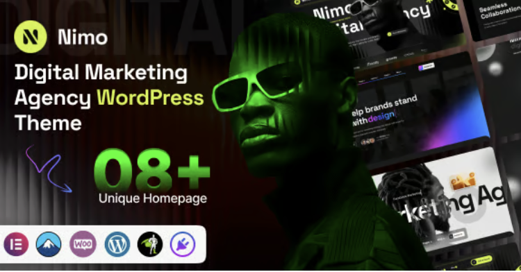 Nimo | Digital Marketing Agency WordPress Theme