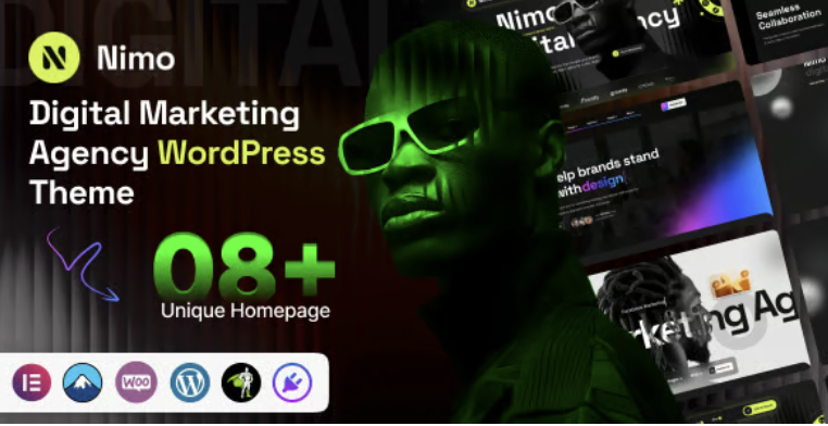 Nimo | Digital Marketing Agency WordPress Theme
