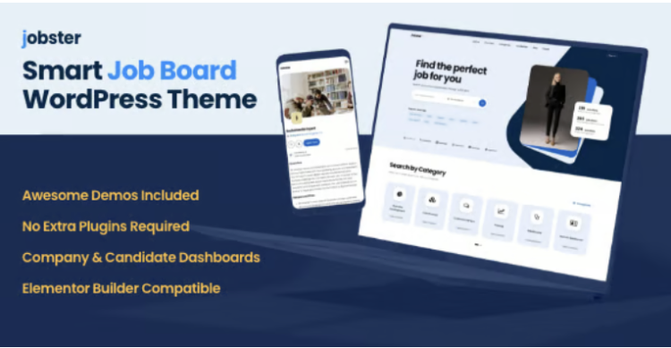 Jobster - Smart Job Board WordPress Theme