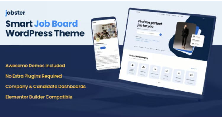 Jobster - Smart Job Board WordPress Theme