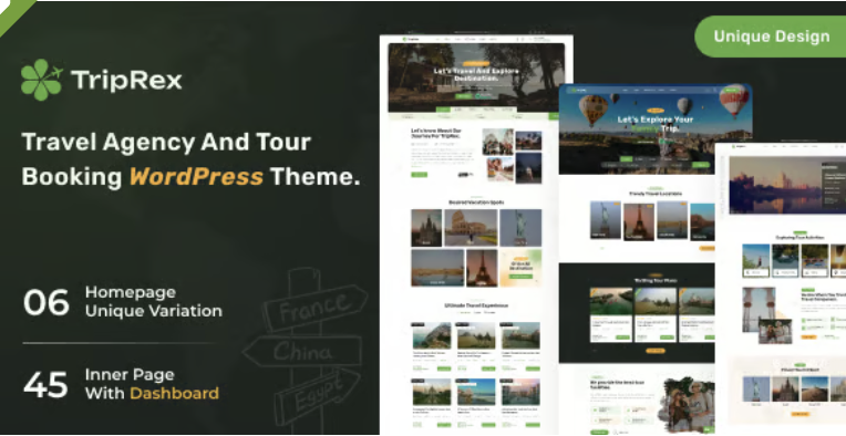 TripRex - Travel Agency and Tour Booking WordPress Theme 2 TripRex - Travel Agency and Tour Booking WordPress Theme
