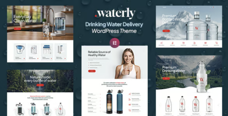 Waterly - Drinking Water Delivery WordPress Theme