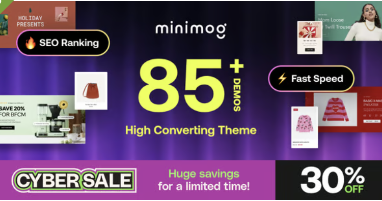 Minimog - Next-gen Multipurpose Shopify theme grade-A