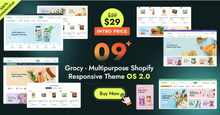 Grocy - Grocery Store and Supermarket Shopify Responsive Theme OS 2.0