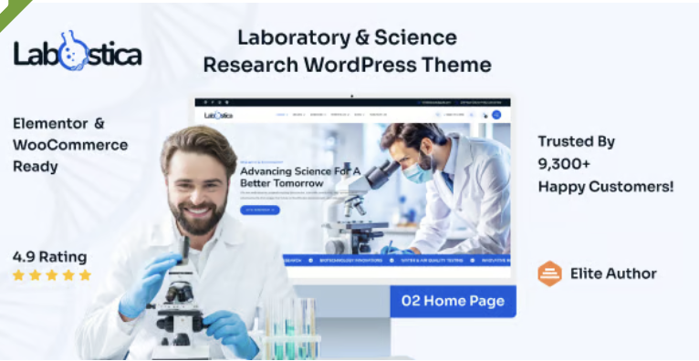 Labstica - Laboratory & Science Research WordPress Theme 2 Labstica - Laboratory & Science Research WordPress Theme