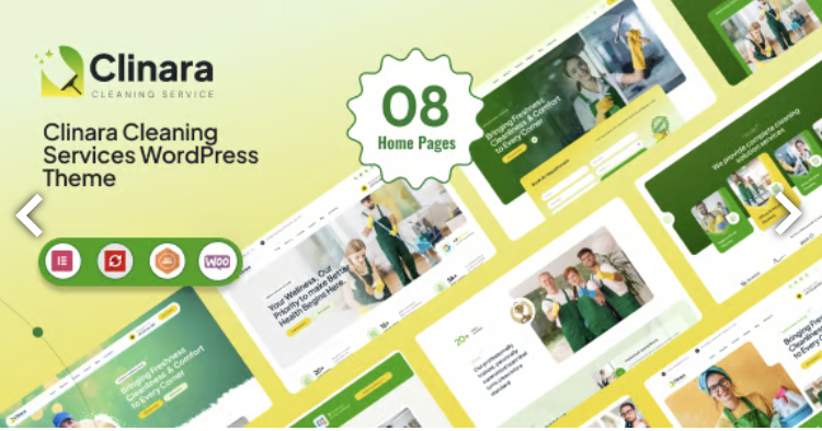 Clinara - Cleaning Services WordPress Theme