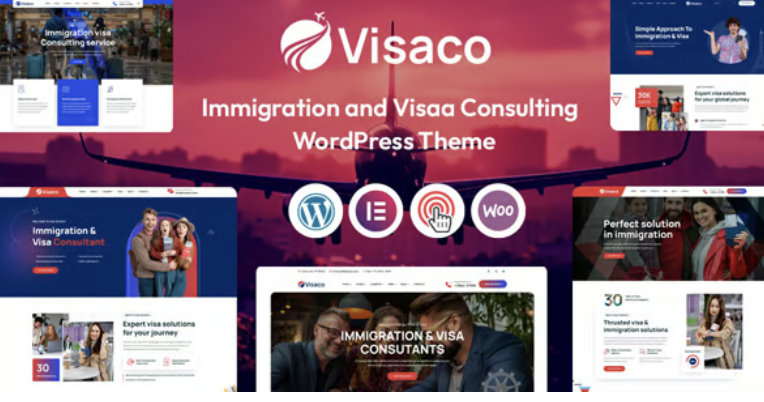 Visaco - Immigration Visa Consulting WordPress Theme 2 Visaco - Immigration Visa Consulting WordPress Theme