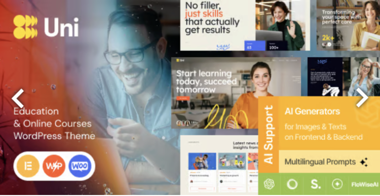 Uni - Education & Online Courses WordPress Theme