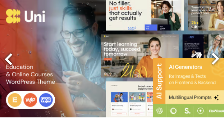 Uni - Education & Online Courses WordPress Theme