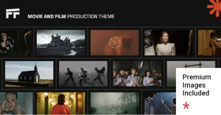 FirstFrame - Movie and Film Production WordPress Theme