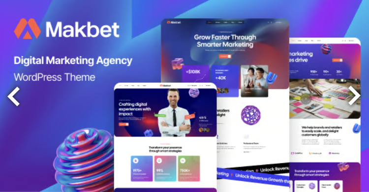 Makbet – Digital Marketing Agency WordPress Theme