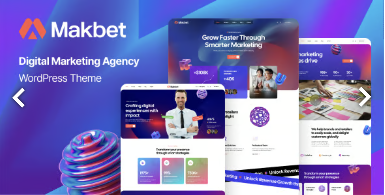 Makbet – Digital Marketing Agency WordPress Theme
