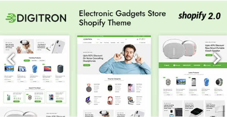 Digitron - Electronics & Gadget Store Shopify 2.0 Responsive Theme