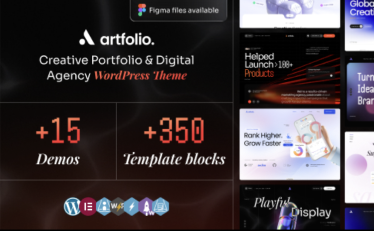 Artfolio – Creative Portfolio Digital Agency WordPress Theme