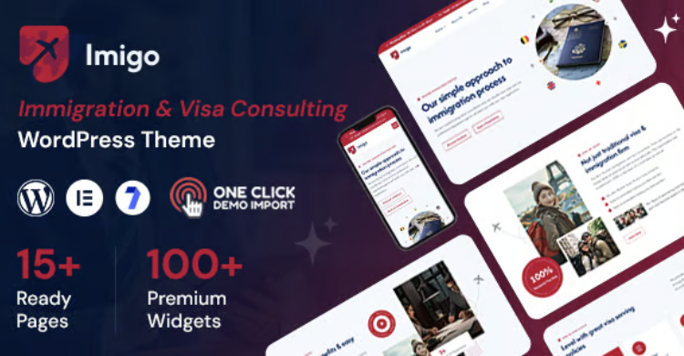 Imigo - Immigration and Visa Consulting WordPress Theme