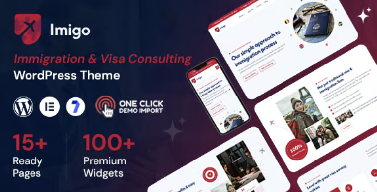 Imigo - Immigration and Visa Consulting WordPress Theme
