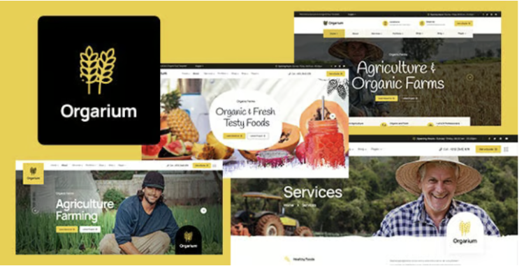 Orgarium - Agriculture & Organic Farm WordPress Theme