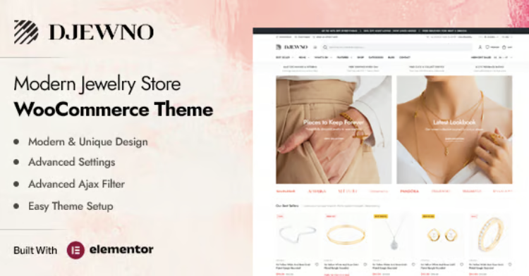 Djewno - Jewelry Store WooCommerce Theme