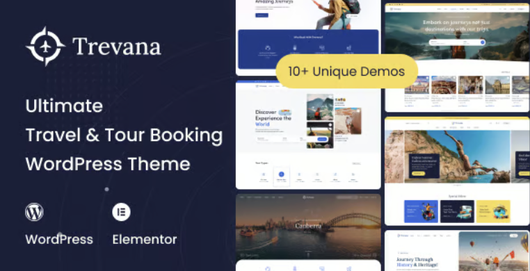 Trevana - Travel & Tour Booking WordPress Theme