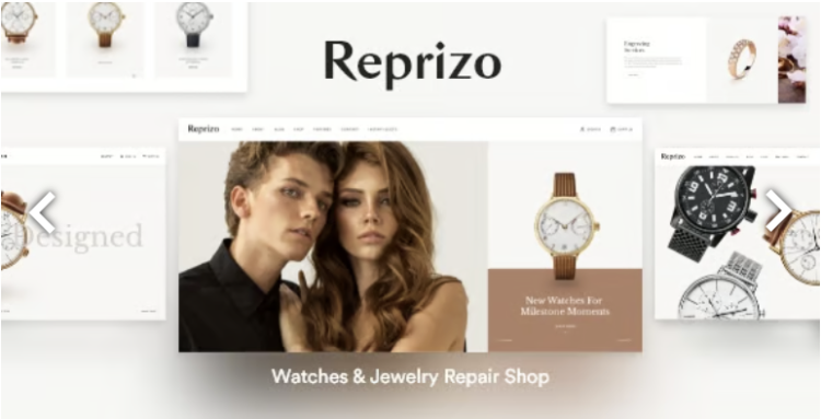 Reprizo - Jewelry & Watch Shop WordPress Theme