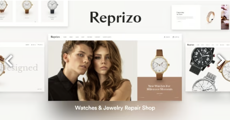 Reprizo - Jewelry & Watch Shop WordPress Theme