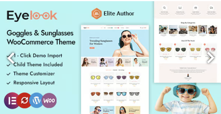 Eyelook - Sunglasses and Eyewear Store WordPress WooCommerce Theme 2 Eyelook - Sunglasses and Eyewear Store WordPress WooCommerce Theme
